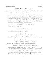 ee364 homework 7 solutions ee364 homework 7 solutions